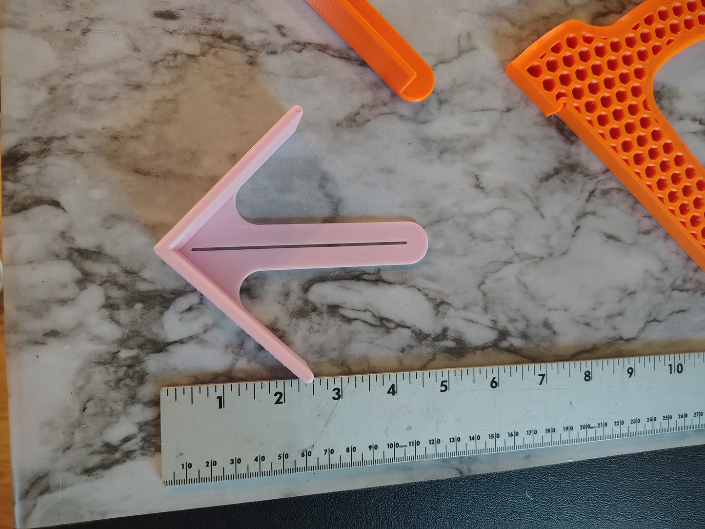 Woodworking center round material middle marker small