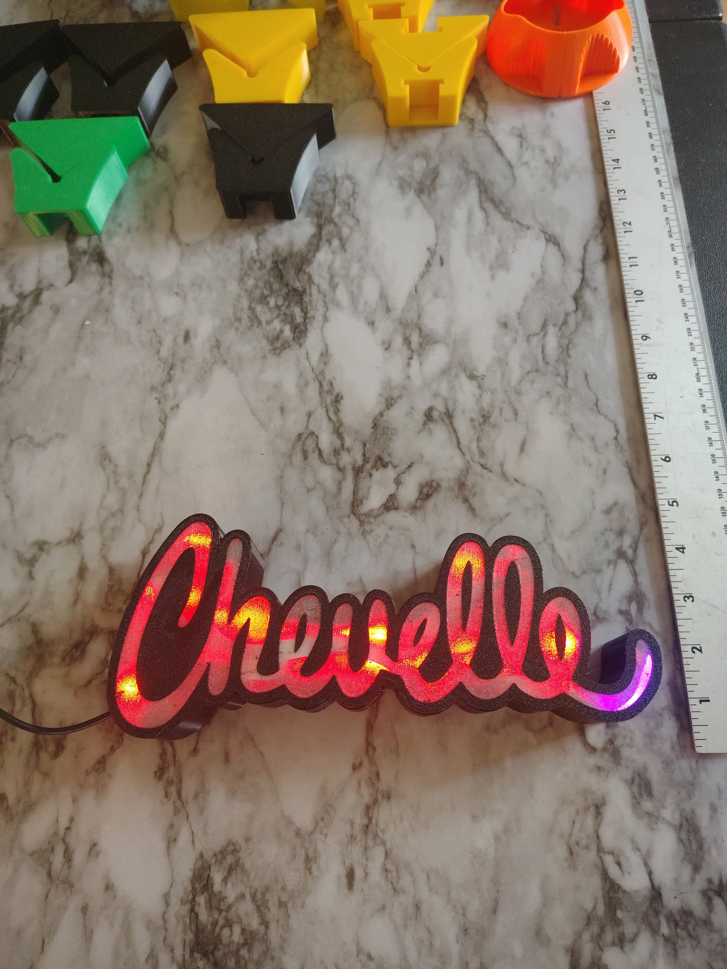 Classic car Chevelle light up sign for man cave or garage