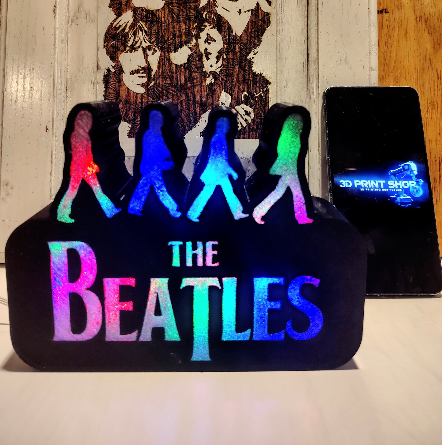 Classic rock Abby Road lamp light up led sign