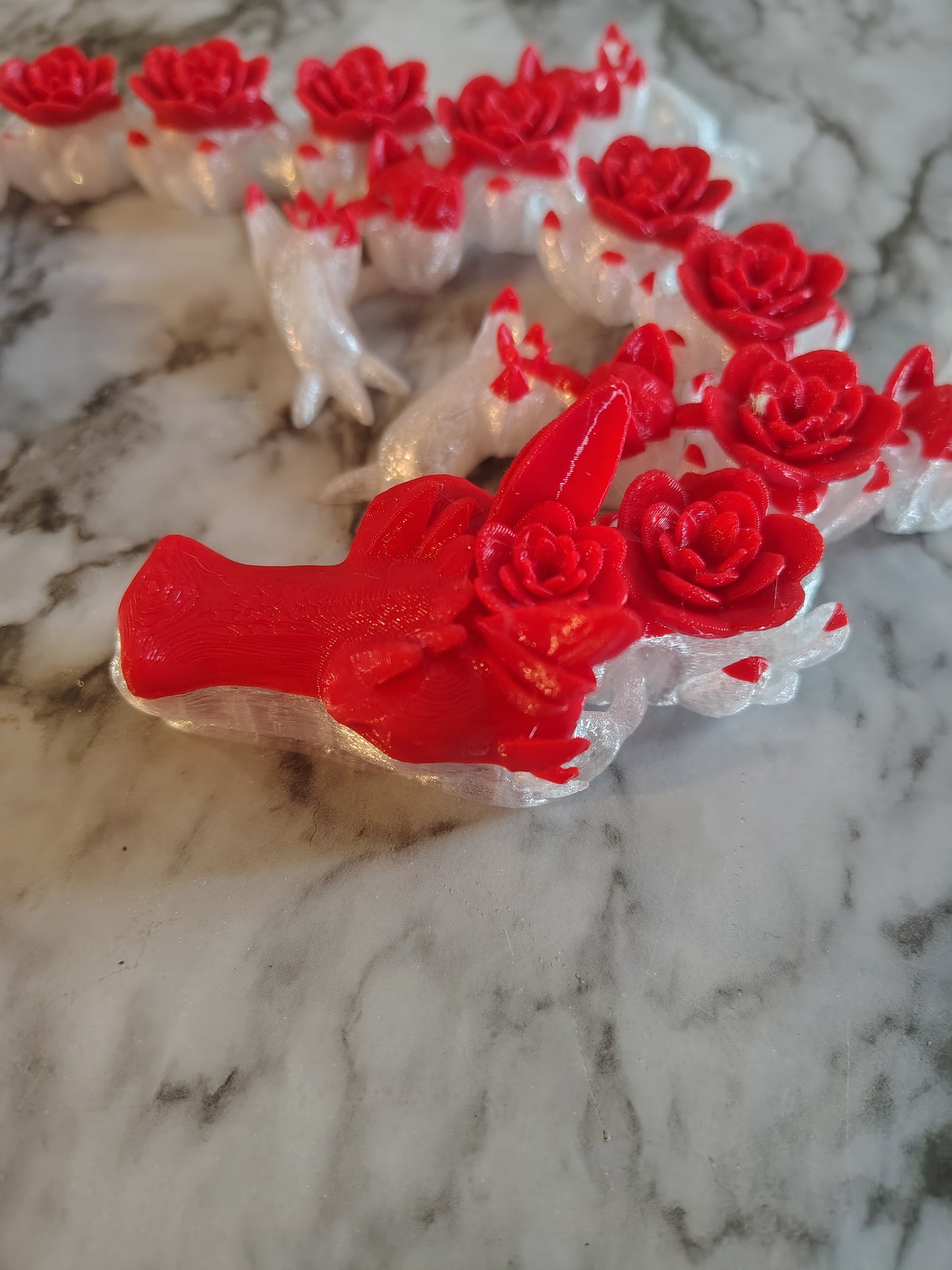 Crystal  Rose them articulating dragon toy  it's really beautiful