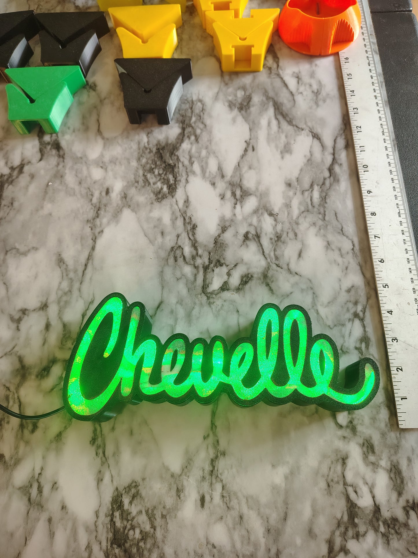 Classic car Chevelle light up sign for man cave or garage