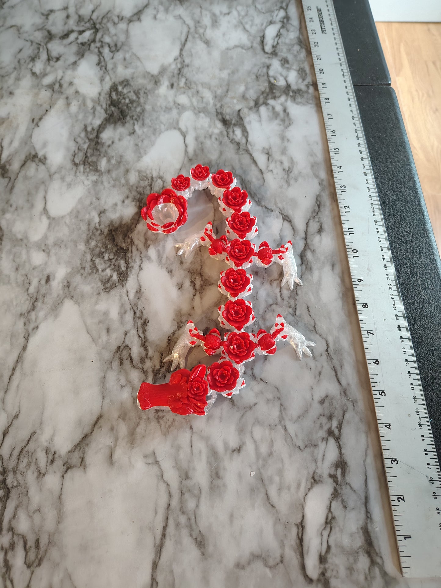 Crystal  Rose them articulating dragon toy  it's really beautiful