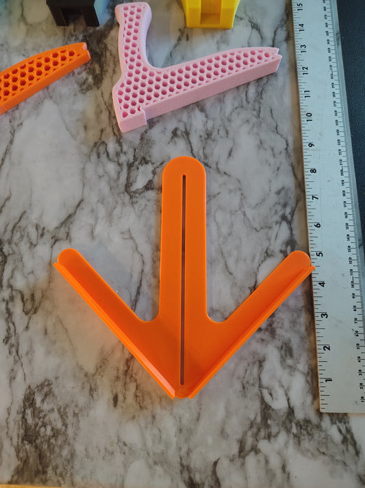 Woodworking center round material middle marker small