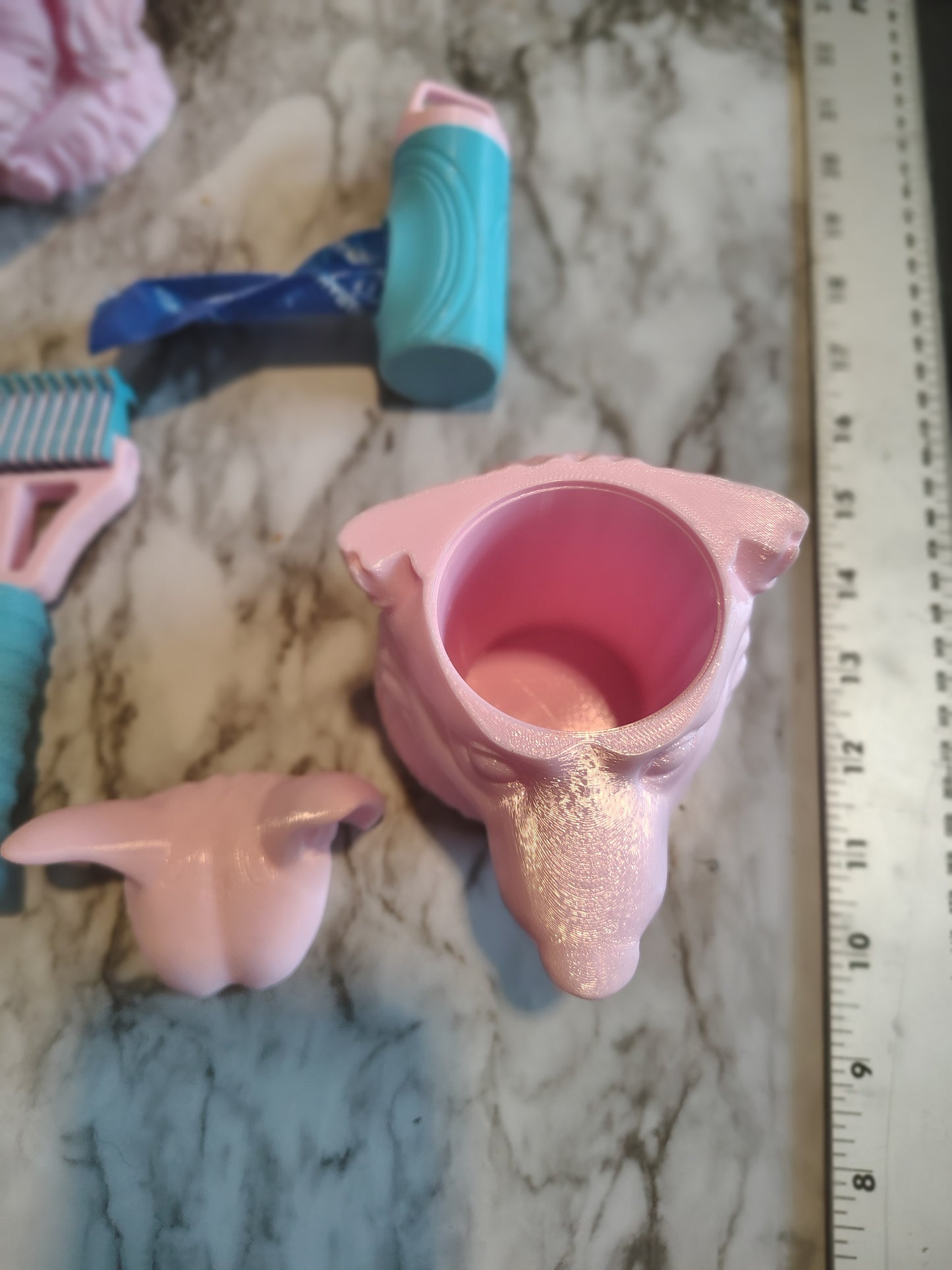 German Shepherd treat jar storage container