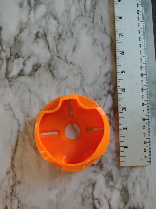 Drywall hole drilling mounting dust collector for installation TVs pictures for the handyman don't make a mess stay safe color orange so it doesn't get lost