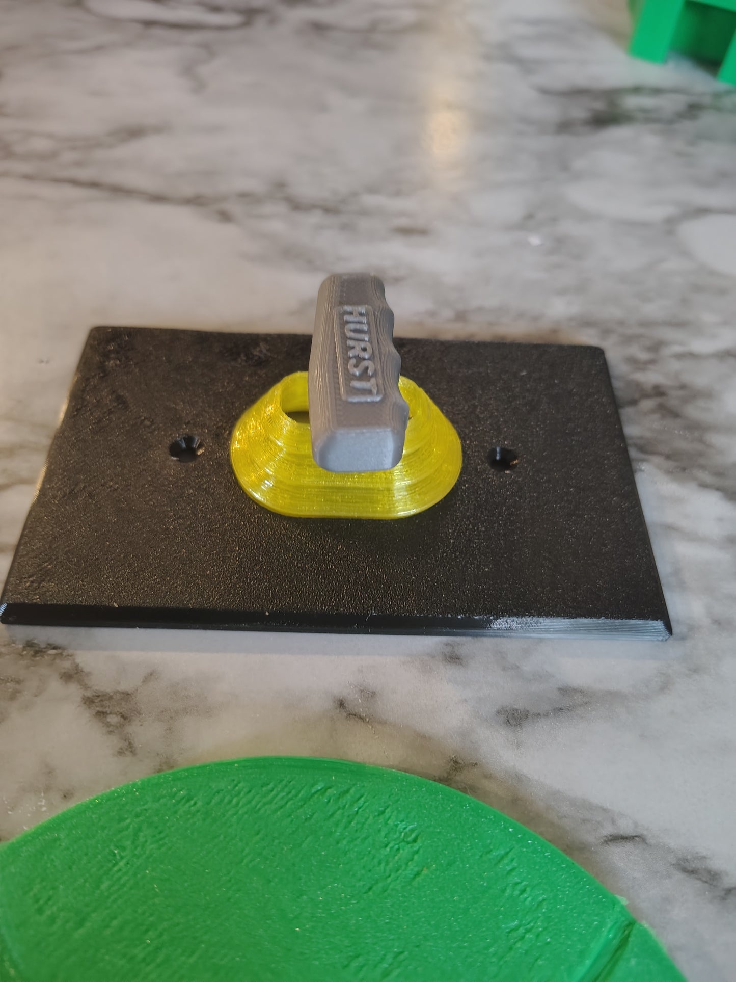 Hot rod light switch plate cover for the man cave bang them gears with the hurst plate light shifter